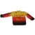kleding t-shirt lange mouwen XL geel/rood/zwart malossi mhr 4111365.60